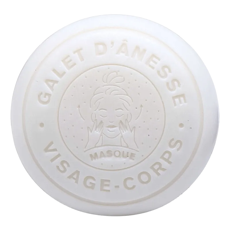 Savon masque galet au lait d'ânesse Bio par Bell'ânesse en Provence