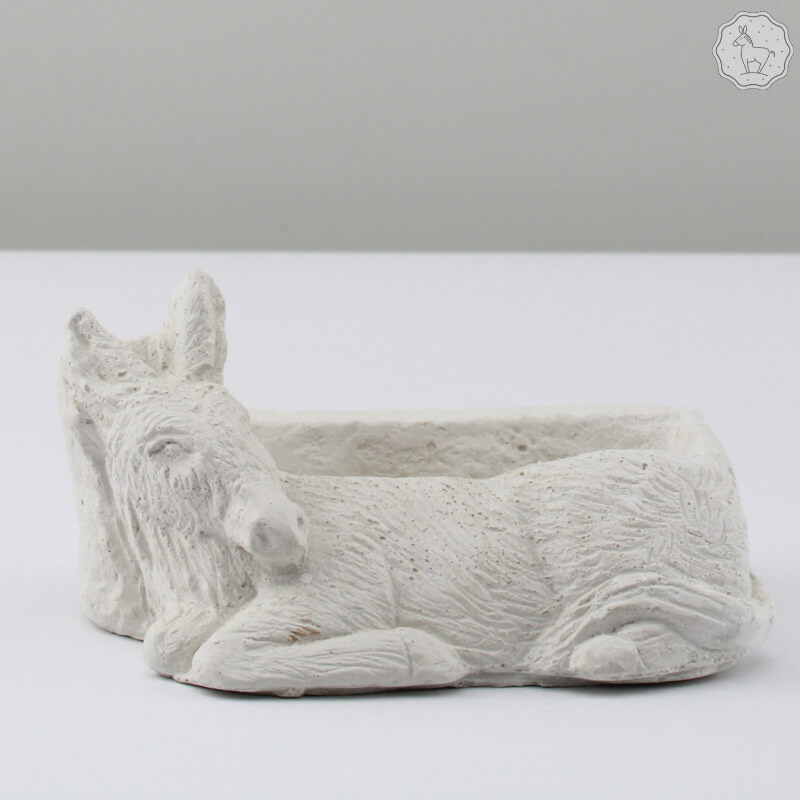 Porte savon plâtre en forme d'âne par Bell'ânesse en Provence