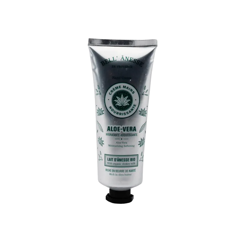 Crème mains au lait d'ânesse Bio et Aloe Vera par bell'ânesse en Provence