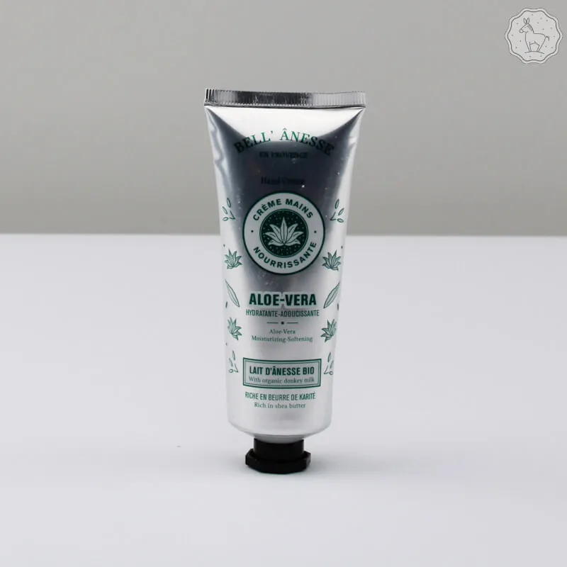 Crème mains au lait d'ânesse Bio et Aloe Vera par bell'ânesse en Provence