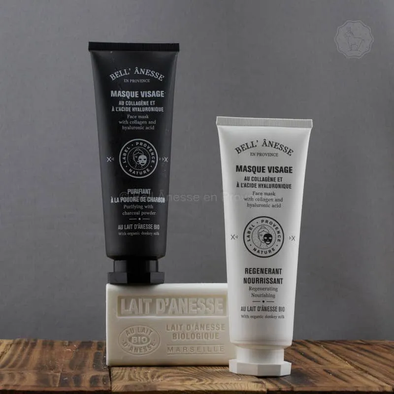 Coffret Detox Visage  au lait d'ânesse bio par bell'ânesse en Provence