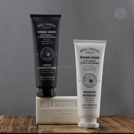 Coffret Detox Visage  au lait d'ânesse bio par bell'ânesse en Provence