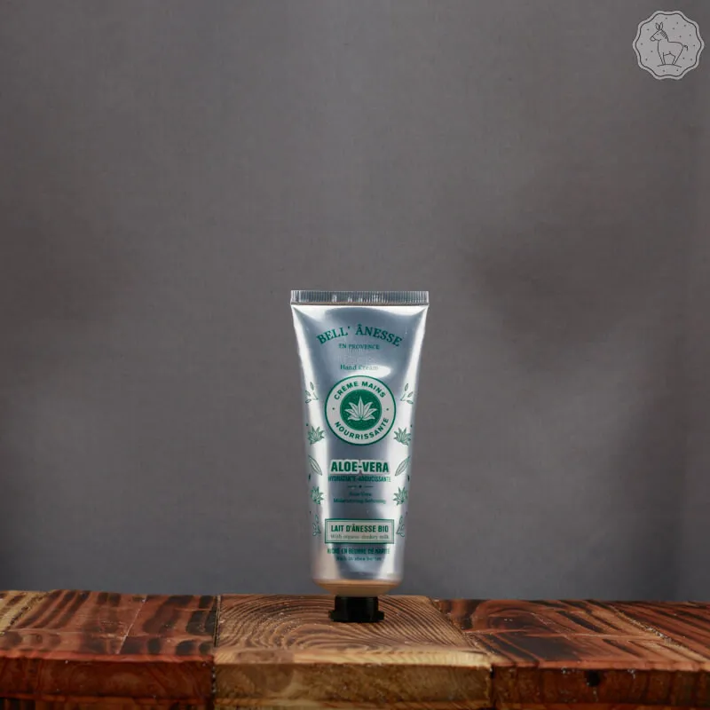 Crème mains au lait d'ânesse Bio et Aloe Vera par bell'ânesse en Provence