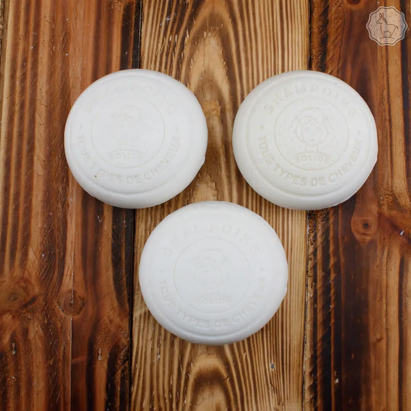 Pack 3 shampoing solide  tout type de cheveux au lait d'ânesse par Bell'ânesse en Provence