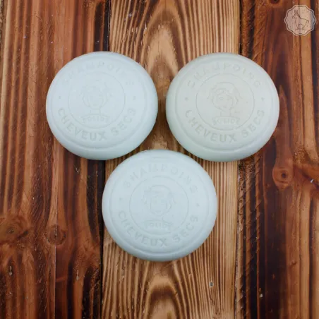 Pack 3 shampoing solide Cheveux sec et abimés au lait d'ânesse par Bell'ânesse en Provence