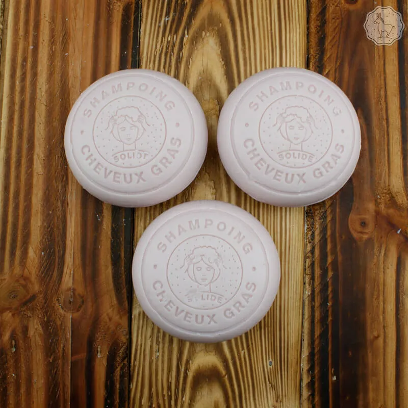 Pack 3 shampoing solide Cheveux gras au lait d'ânesse par Bell'ânesse en Provence
