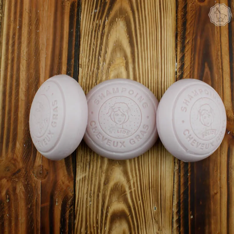 Pack 3 shampoing solide Cheveux gras au lait d'ânesse par Bell'ânesse en Provence