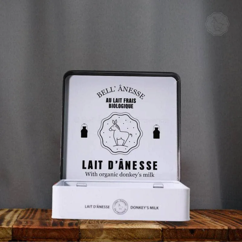 Boite à savon 125gr au lait d'ânesse bio par Bell'Ânesse en Provence