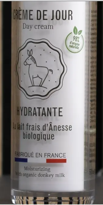 Crème de jour au lait d'ânesse - Bell Anesse en Provence